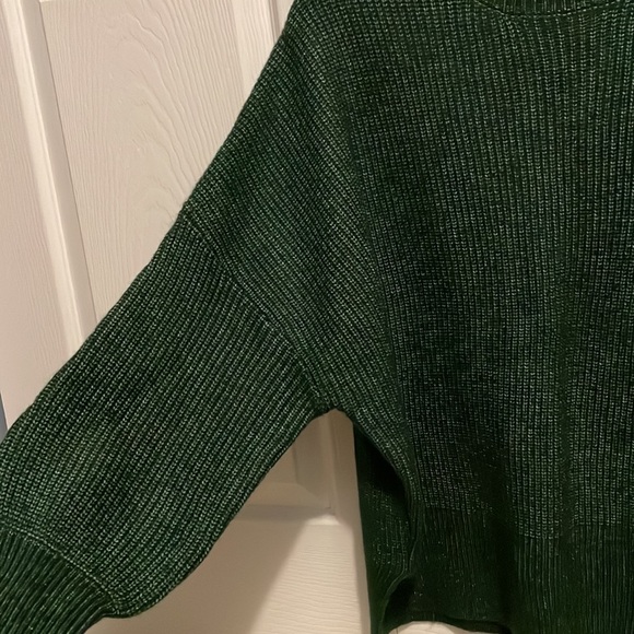 NWT Chunky Green Sweater Size M - Picture 3 of 5